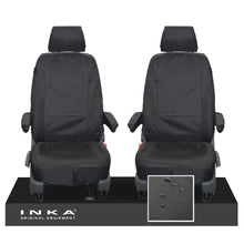 Load image into Gallery viewer, VW Transporter T6.1,T6,T5.1 INKA Front 1+1 Tailored Waterproof Seat Covers [Choice of 2 Colours]
