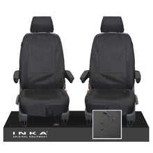 Load image into Gallery viewer, VW Transporter Shuttle T6.1, T6 Front 1+1 Tailored Waterproof Seat Covers MY-15-23[Choice of 2 Colours]
