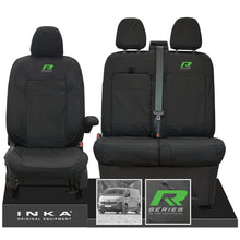 Load image into Gallery viewer, New VW Transporter T7 Panel Van INKA Front Set Tailored Waterproof Seat Covers Black MY25 onwards
