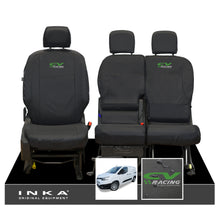 Load image into Gallery viewer, Toyota Proace City INKA Front Set 1+2 Tailored Waterproof Seat Covers Black MY-2019 Onwards
