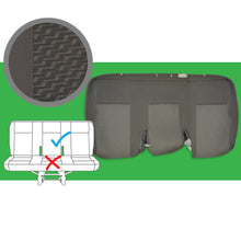 Load image into Gallery viewer, VW Transporter T6.1, T6 &amp; T5.1 OEM genuine original Tassimo Anthracite front &amp; rear seat covers replacements for seat re-trims repairs
