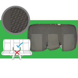 VW Transporter T6.1, T6 & T5.1 OEM genuine original Tassimo Anthracite front & rear seat covers replacements for seat re-trims repairs