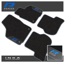 Load image into Gallery viewer, VW Golf MK6 Car Mats (Front &amp; Rear Set) with Premium Carpet &amp; OEM Leatherette, Fits MY08-12
