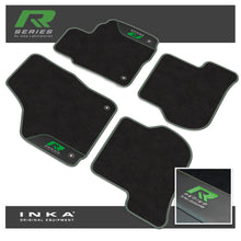 Load image into Gallery viewer, VW Golf MK6 Car Mats (Front &amp; Rear Set) with Premium Carpet &amp; OEM Leatherette, Fits MY08-12
