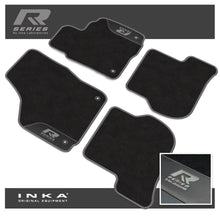 Load image into Gallery viewer, VW Golf MK6 Car Mats (Front &amp; Rear Set) with Premium Carpet &amp; OEM Leatherette, Fits MY08-12

