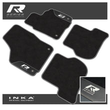 Load image into Gallery viewer, VW Golf MK6 Car Mats (Front &amp; Rear Set) with Premium Carpet &amp; OEM Leatherette, Fits MY08-12
