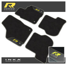 Load image into Gallery viewer, VW Golf MK6 Car Mats (Front &amp; Rear Set) with Premium Carpet &amp; OEM Leatherette, Fits MY08-12
