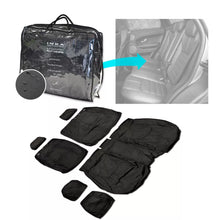 Load image into Gallery viewer, Range Rover Evoque L538 MK1 Rear 2+1 Waterproof Seat Covers Black MY 10-15
