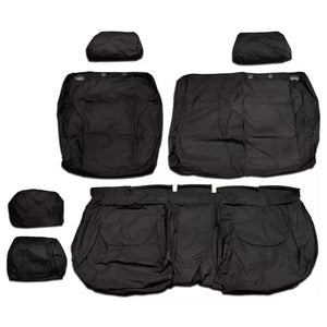 Range Rover Evoque L538 MK1 Rear 2+1 Waterproof Seat Covers Black MY 10-15