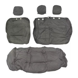 Nissan Juke Rear 60/40 Split Fully Tailored Waterproof Seat Covers Grey MY 14-16