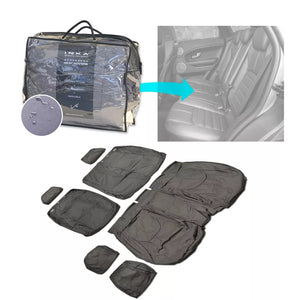 Range Rover Evoque L538 MK1 Rear 2+1 Waterproof Seat Covers Grey MY 10-15