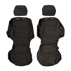 Nissan Pulsar Front 1+1 Tailored Waterproof Seat Covers Set Black MY 14-16