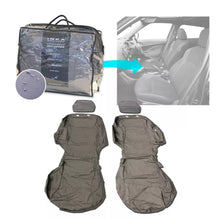 Load image into Gallery viewer, Nissan Pulsar Rear Front 1+1 Tailored Waterproof Seat Covers Set Grey MY14-16
