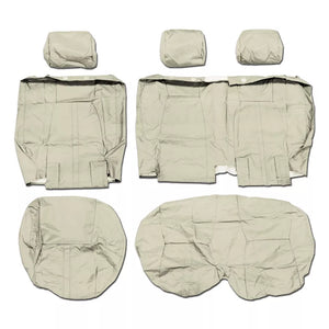 INKA Land Rover Discovery 4 L319 Rear 2+1 Waterproof Seat Covers Almond MY 10-16