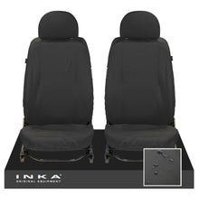 Load image into Gallery viewer, Land Rover Defender Front Set L316 INKA Tailored Waterproof Sear Covers Black-Fits 90/110- MY-07-16
