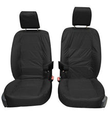 Load image into Gallery viewer, Land Rover Discovery 4 L319 Fully Tailored Waterproof Seat Covers Front MY 2009-2016 Black
