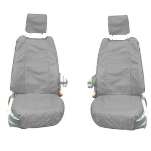 Land Rover Range Rover Fully Tailored Waterproof Front Row Set Seat Covers 2009-2012 Heavy Duty Right Hand Drive Grey