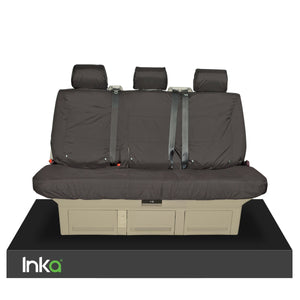 VW California T6.1, T6, T5.1 & T5 Ocean, Coast, Beach, SE, Surf Inka Fully Tailored Waterproof Rear Seat Covers with ISOFIX MY03-24 Black & Grey Colour options