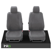 Load image into Gallery viewer, Nissan Qashqai Front Pair Fully Tailored Waterproof Seat Covers MY13-20 Black &amp; Grey
