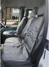 Load image into Gallery viewer, Ford Transit MK7 Minibus INKA Front &amp; Rear Waterproof Seat Covers In Grey MY 2010 - 2014
