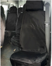 Load image into Gallery viewer, Ford Transit MK7 Minibus INKA Front &amp; Rear Waterproof Seat Covers In Grey MY 2010 - 2014
