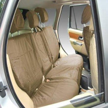 Load image into Gallery viewer, Range Rover Sport L494 2nd Generation Rear INKA Tailored Waterproof Seat Covers Almond With Load Through/Ski Hatch MY13-22
