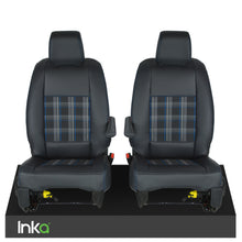 Load image into Gallery viewer, Vauxhall Vivaro MK 3 INKA Front Set Tailored Leatherette Seat Covers MY19-Present
