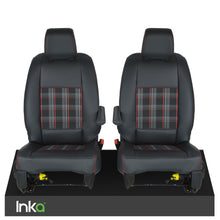 Load image into Gallery viewer, Vauxhall Vivaro MK 3 INKA Front Set Tailored Leatherette Seat Covers MY19-Present
