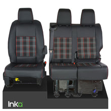 Load image into Gallery viewer, Vauxhall Vivaro MK 3 INKA Front Set Tailored Leatherette Seat Covers MY19-Present
